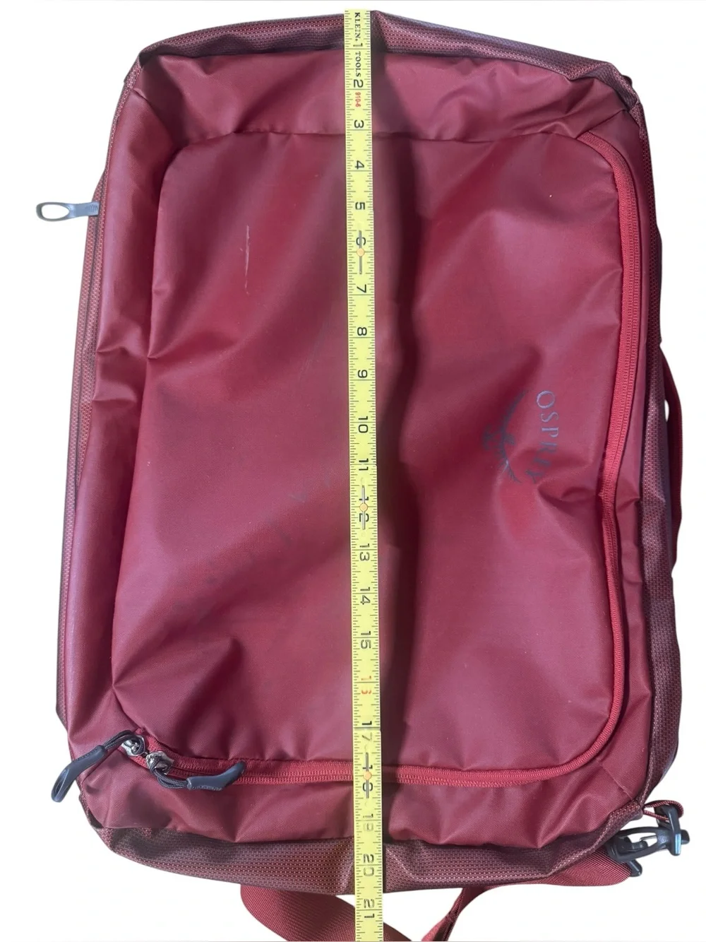 Osprey Transporter Global Carry-On Bag Ultimate Travel Companion Red